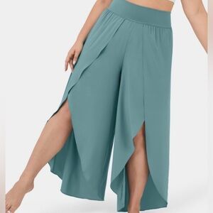 Halara Breezeful High Waisted Back Waistband Pocket Palazzo Flowy Pants 3X